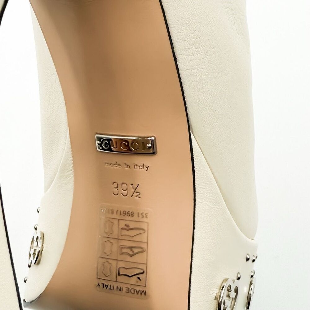 Gucci GG Janaya Platform Mules Monogram Sandals EU 39.5 US 9.5 - Picture 11 of 11